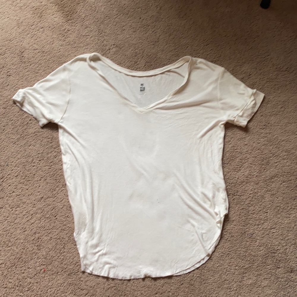 Basic white tee but casual or professional